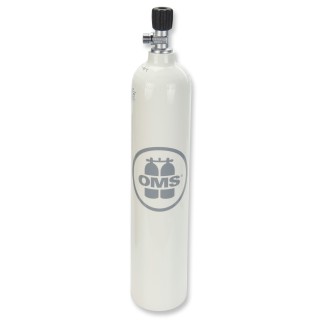 OMS - BTS Argon Alu-Flasche 3 Liter 230 bar mit Edelgas-Ventil