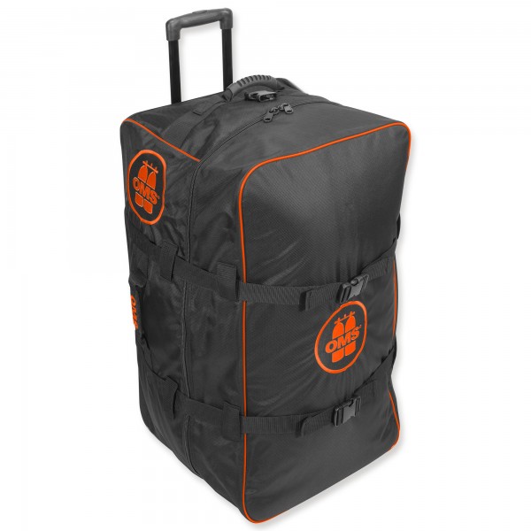 OMS Roller Bag - riesiger, sehr leichter Rollenrucksack - 145 Liter, orange