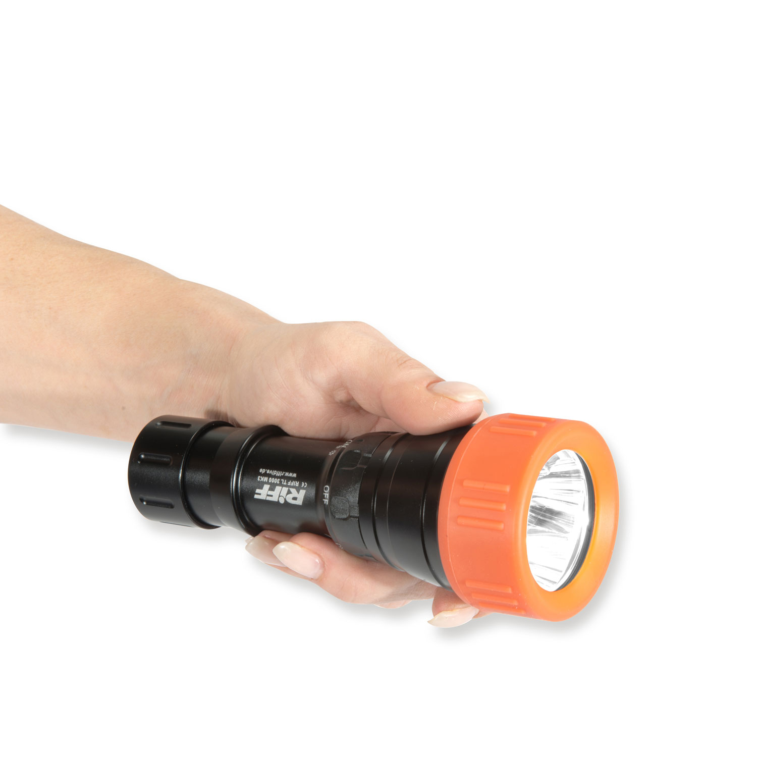 Riff TL-Mini Lampenhalter Handschlaufe aus Neopren für das Handgelenk 