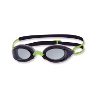 Zoggs Schwimmbrille Fusion AIR - black green smoke - getöntes Glas