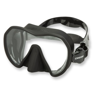 Cressi Z1-Frameless - rahmenlose Tauchmaske, schwarz