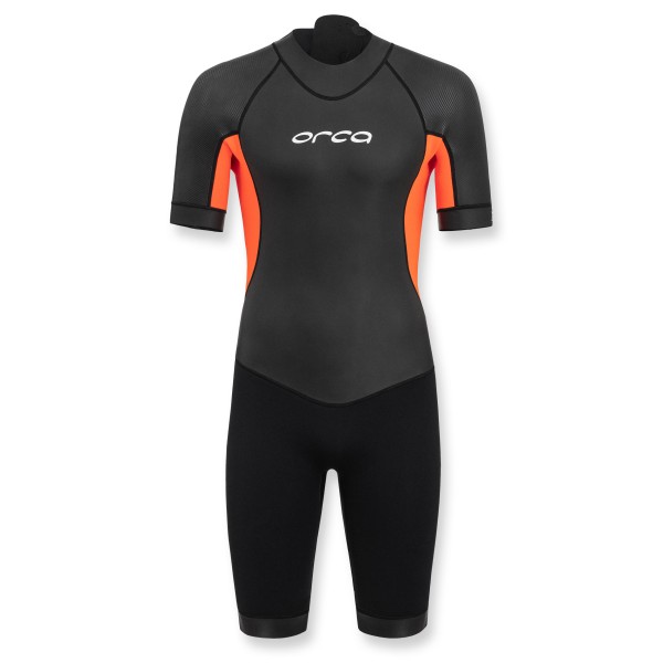 Orca Freiwasser-Schwimmanzug Vitalis OW schwarz orange - Herren Shorty