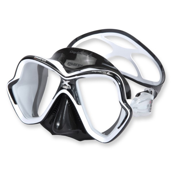 Mares X-Vision Ultra LiquidSkin Tauchmaske - schwarzes Silikon