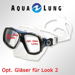 Optisches Glas für Maske Aqualung Look 2