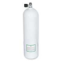 OMS - BTS Alu-Flasche Mono 80cf weiß, ca. 11,1 Liter