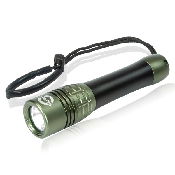 Oceama® Tauchlampe Military - limitierte Sonderedition Nato-grün 1500 Lumen