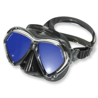 Tusa Paragon Tauchmaske mit Crystal View Gläsern - schwarz