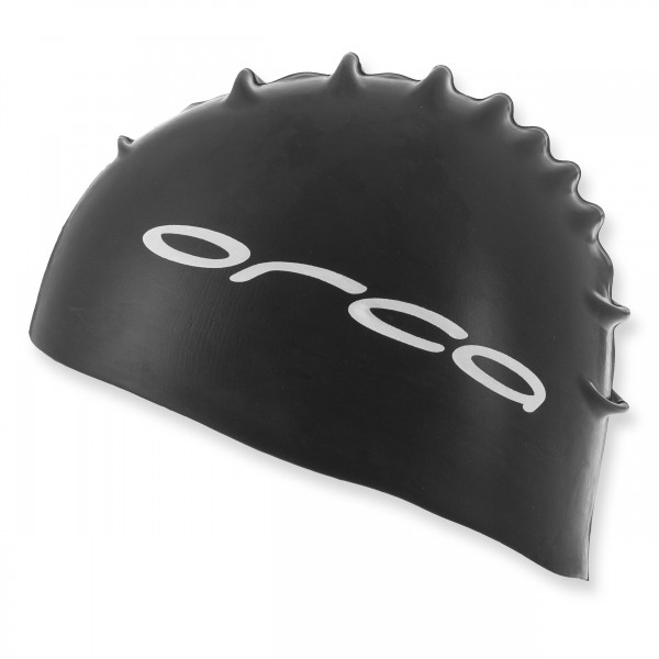 ORCA Badekappe aus Silikon - schwarz