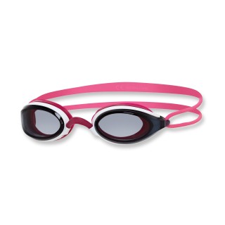 Zoggs Schwimmbrille Fusion AIR - white pink smoke - getöntes Glas