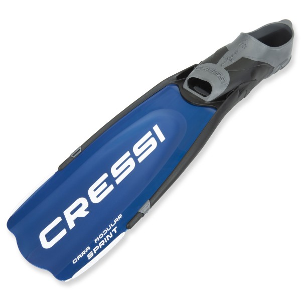 Cressi Gara Modular Sprint Freitauchflossen - kürzer und leichter, blau