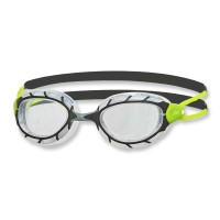 Zoggs Schwimmbrille Predator Regular Fit, black lime clear