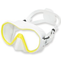 Aqualung Tauchmaske Plazma white yellow - Einglasbauweise
