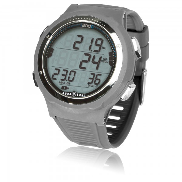Aqualung Tauchcomputer I200C grau - Uhrenformat mit Bluetooth Funktion