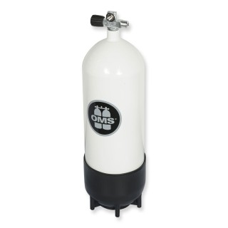 OMS - BTS Mono Stahlflasche 15 Liter - Ventil ausbaufähig